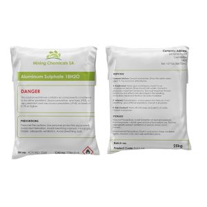 aluminum sulphate 18h2o 25kg